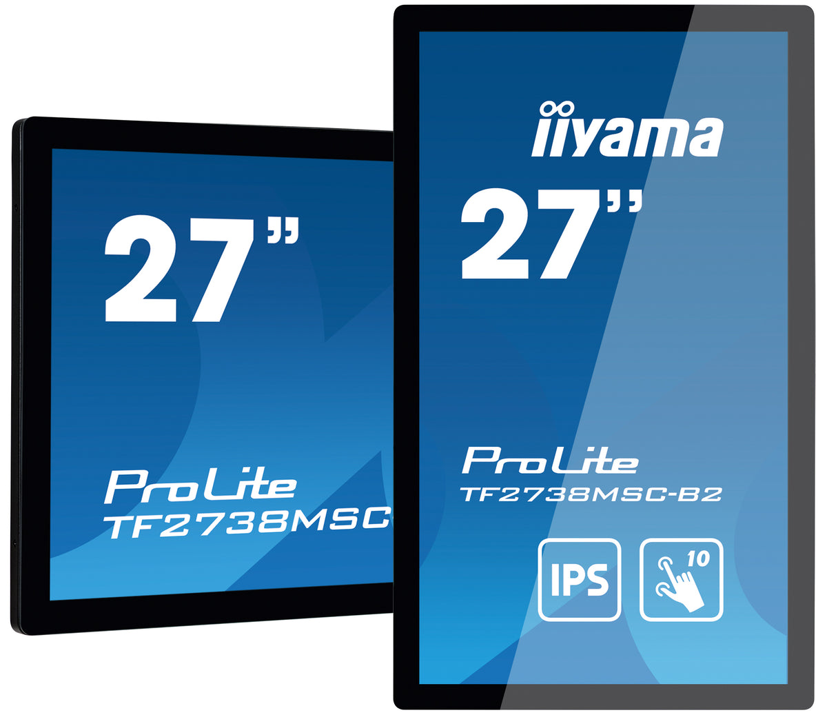 iiyama ProLite TF2738MSC-B2 Computerbildschirm 68,6 cm (27") 1920 x 1080 Pixel Full HD LED Touchscreen Multi-Nutzer Schwarz
