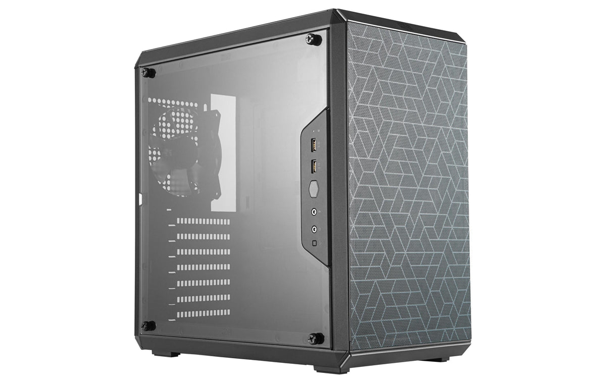 Cooler Master MasterBox Q500L ATX Mid Tower Black with Acrylic Side Panel and USB 3.2 Gen 1 Type-A