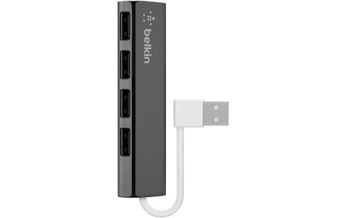 Belkin 4-Port USB 2.0 HUB SLIM Schwarz