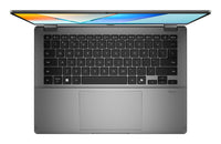 ASUS Vivobook 14 Flip TP3407AA-SG035W Copilot+ PC Intel Core Ultra 7 355 Hybrid (2-in-1) 35,6 cm (14") Touchscreen WUXGA 16 GB LPDDR5x-SDRAM 512 GB SSD Wi-Fi 7 (802.11be) Windows 11 Pro Grau