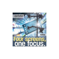 Manhattan Tischhalterung mit Monitorarm für vier Displays, Für vier Displays von 13" bis 32" und bis zu 8 kg, zweifach schwenkbar, schwarz