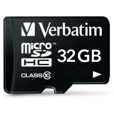 CARD 32GB Verbatim Premium MicroHC 90MB/s +Adapter