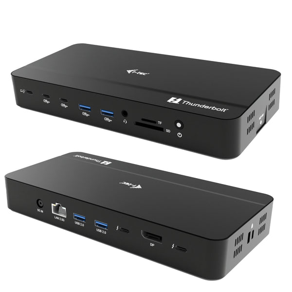 i-tec Thunderbolt 5 Triple Display Docking Station, M.2 slot, 6x USB, 2.5GLAN + Power Delivery 140W