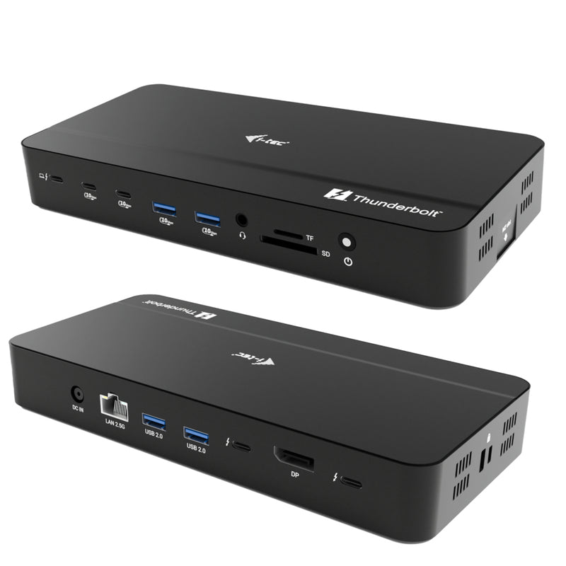 i-tec Thunderbolt 5 Triple Display Docking Station, M.2 slot, 6x USB, 2.5GLAN + Power Delivery 140W