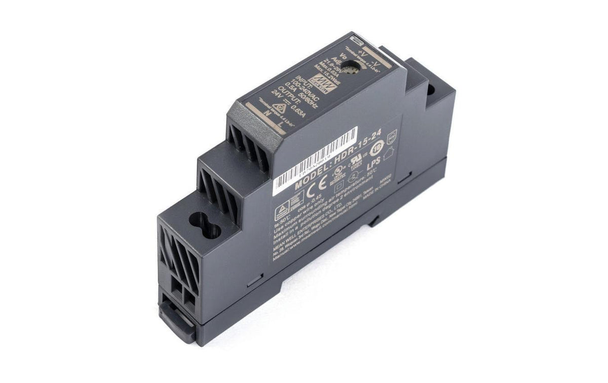 21 Netzteil - 24V 15W Mean Well Hutschiene / HDR-Serie