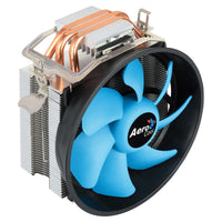 Aerocool VERKHO3PLUS Computerkühlsystem Prozessor Kühler 12 cm Aluminium, Schwarz, Blau