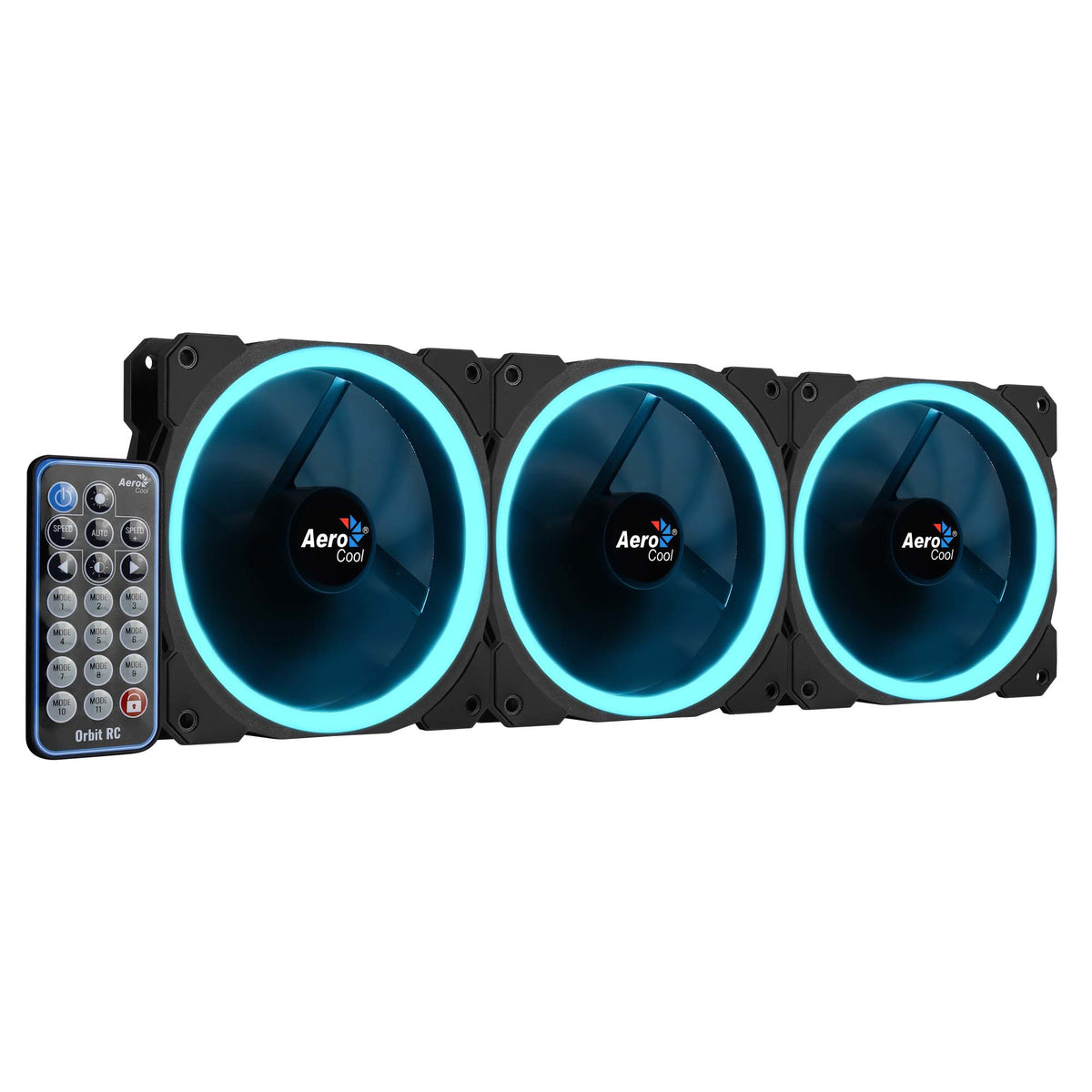 Aerocool Orbit RC Computergehäuse Ventilator 12 cm Schwarz