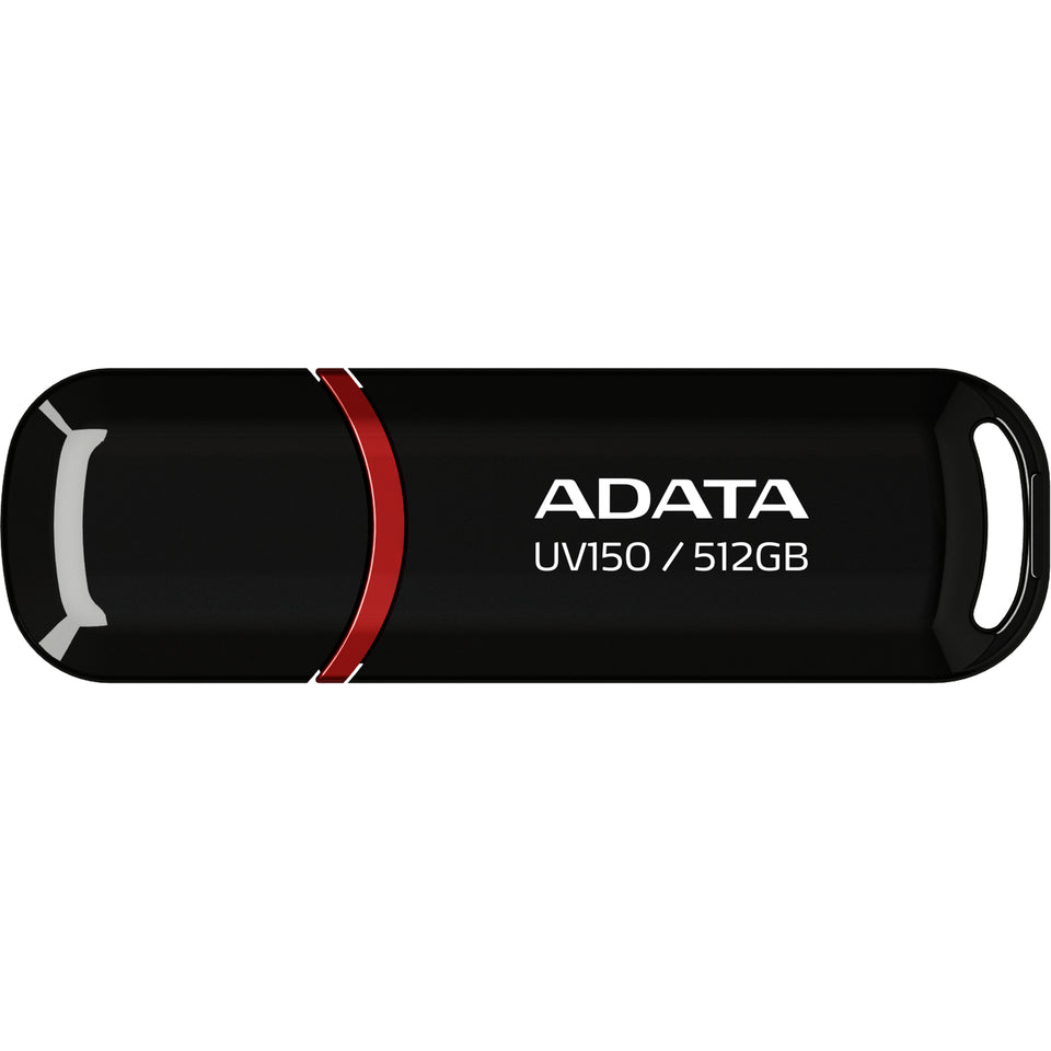 Clé USB ADATA UV150 512 Go USB Type-A 3.2 Gen 1 (3.1 Gen 1) Noir, Rouge