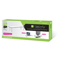 Techly ICA-MS 461E Flachbildschirm-Tischhalterung 81,3 cm (32") Tisch/Bank Transparent