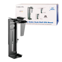 LogiLink EO0005 PC-Halterung Tischmontierte CPU-Halterung Schwarz