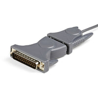 StarTech.com 91cm 1-Port USB auf Seriell RS232 Adapter, DB9/DB25 RS232 zu USB Konverter, Prolific, USB Seriell Adapter