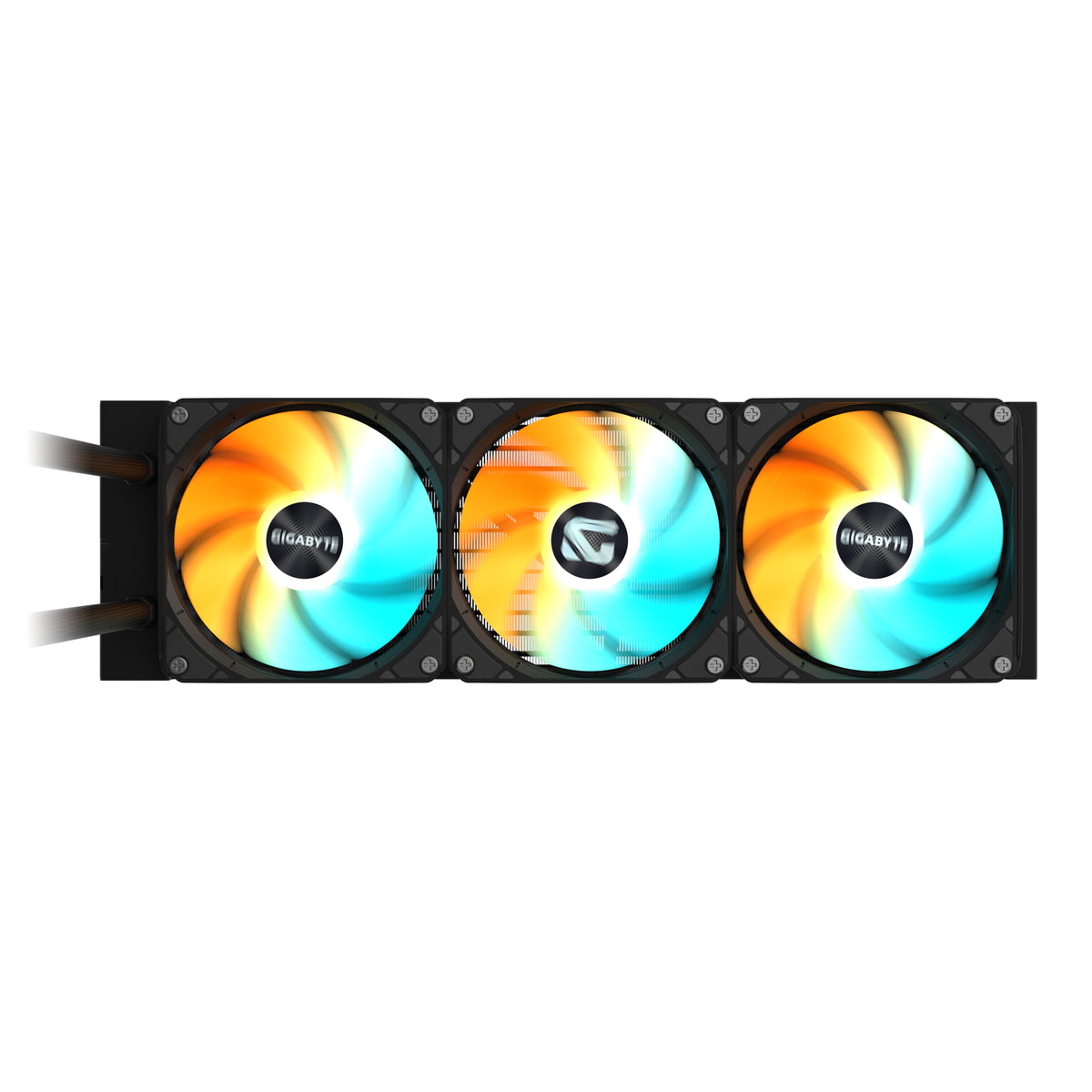 GIGABYTE GAMING 360 Flüssigkeitskühler für CPU - 3x120 mm ARGB-Lüfter, Schiebe-Verriegelungsmechanismus, DAISY-CHAIN, Kompatibel mit Intel LGA 1851 und AMD AM5