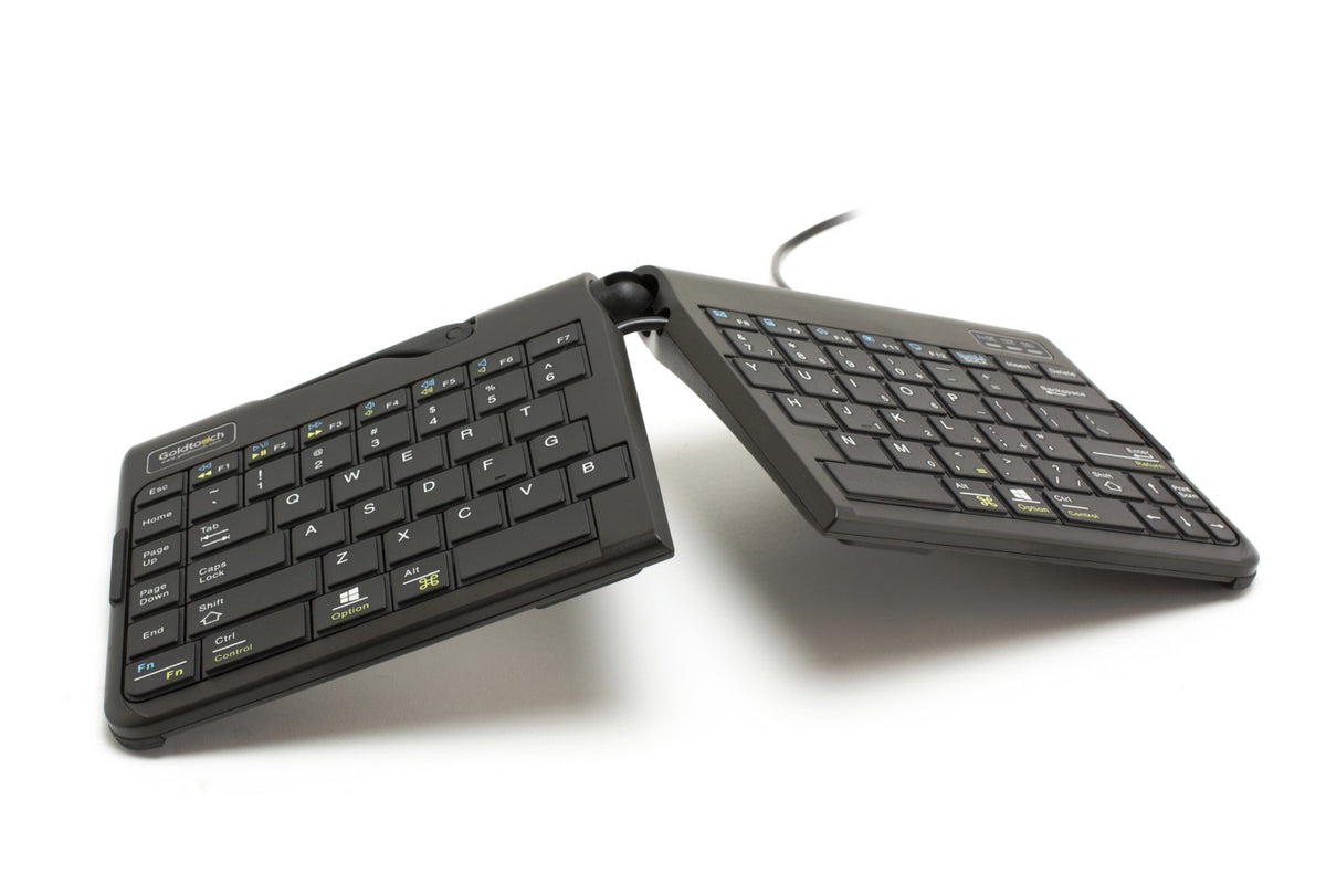 BakkerElkhuizen Goldtouch Travel Go2 Wired US Qwerty