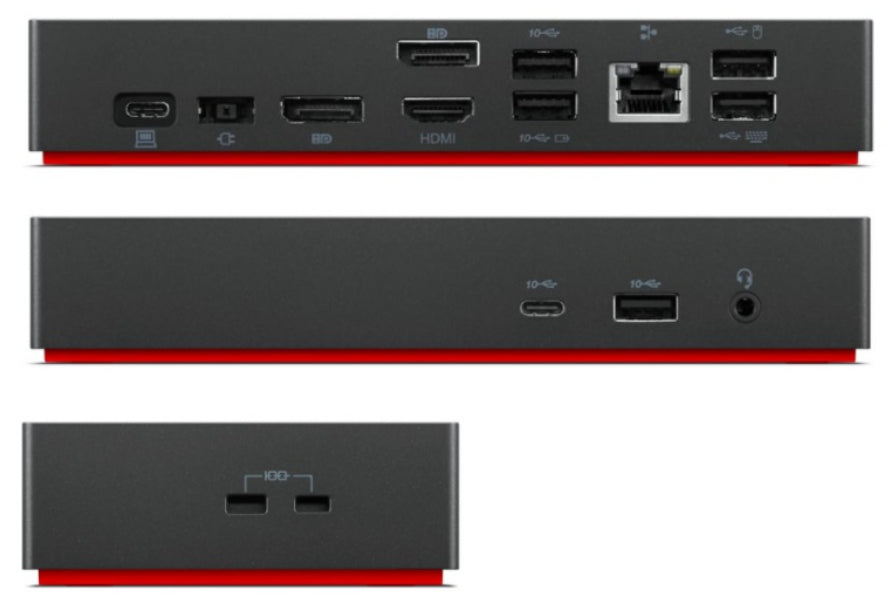 Lenovo ThinkPad Universal USB-C Kabelgebunden USB 3.2 Gen 1 (3.1 Gen 1) Type-C Schwarz