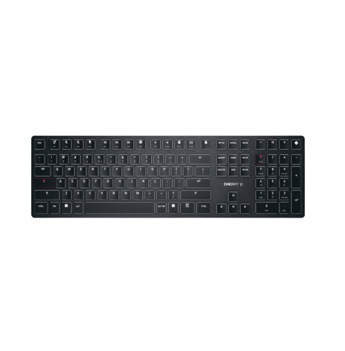 CHERRY KW X ULP Tastatur Universal USB + RF Wireless + Bluetooth QWERTY US International Schwarz