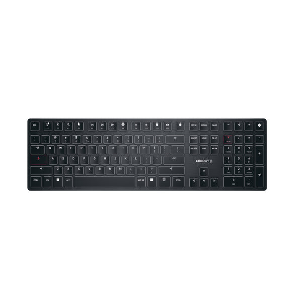 CHERRY KW X ULP Tastatur Universal USB + RF Wireless + Bluetooth QWERTY US International Schwarz