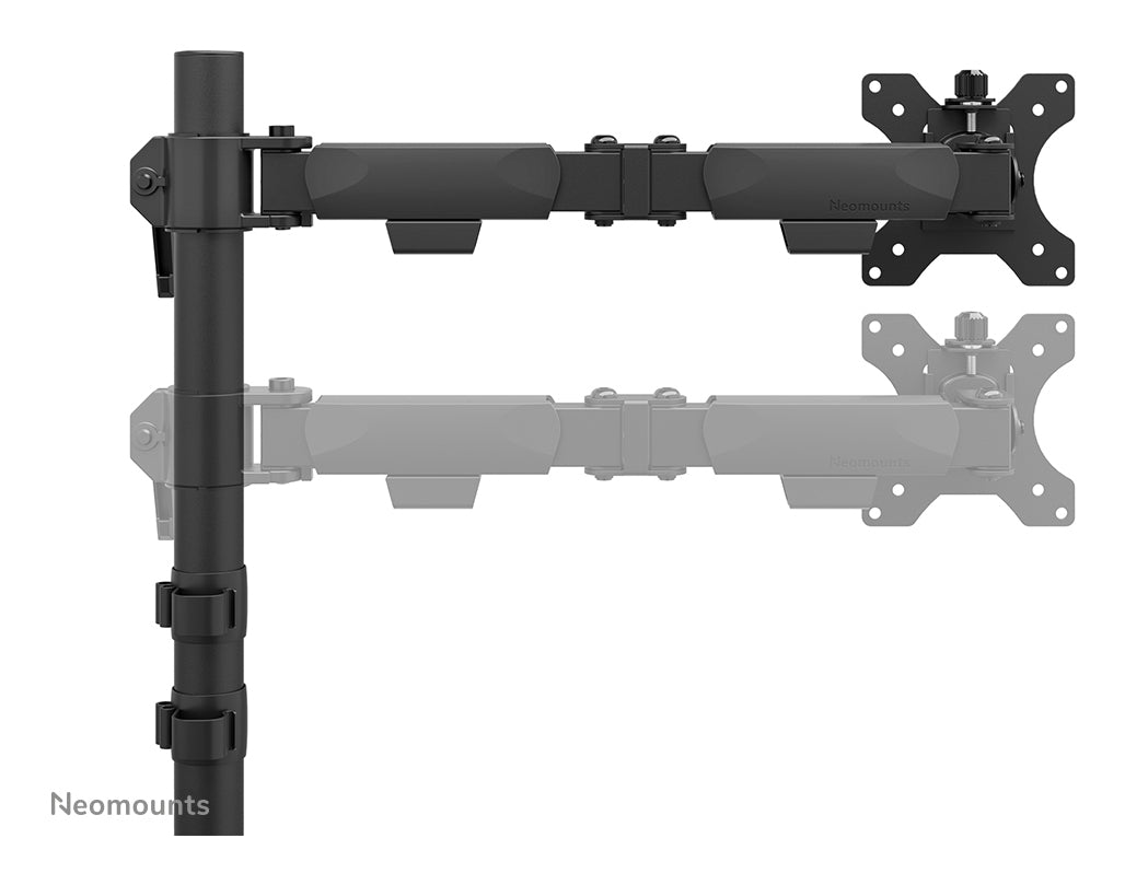 Neomounts DS60-600BL1 Monitorarm 10-32" - Quick Fix - 180°-Stopp