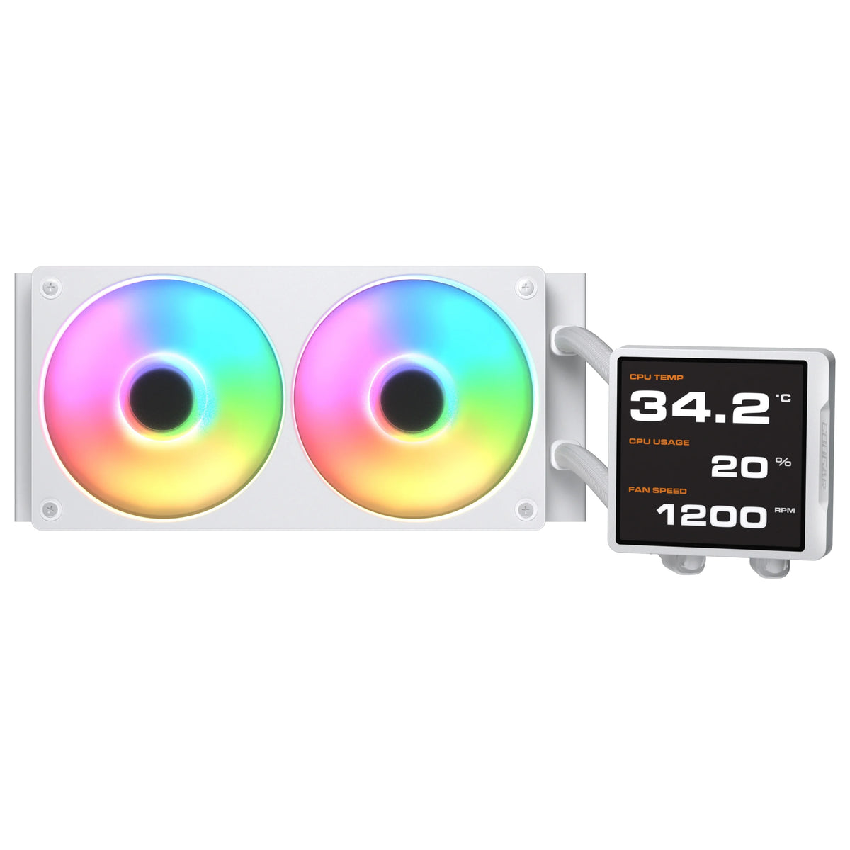 COUGAR CPU Wasserkühlung Poseidon Vistek Pro 240, ARGB, Weiß