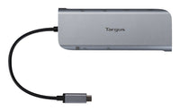 Targus DOCK427GL laptop-dockingstation & portreplikator Kabelgebunden USB 3.2 Gen 2 (3.1 Gen 2) Type-C Grau