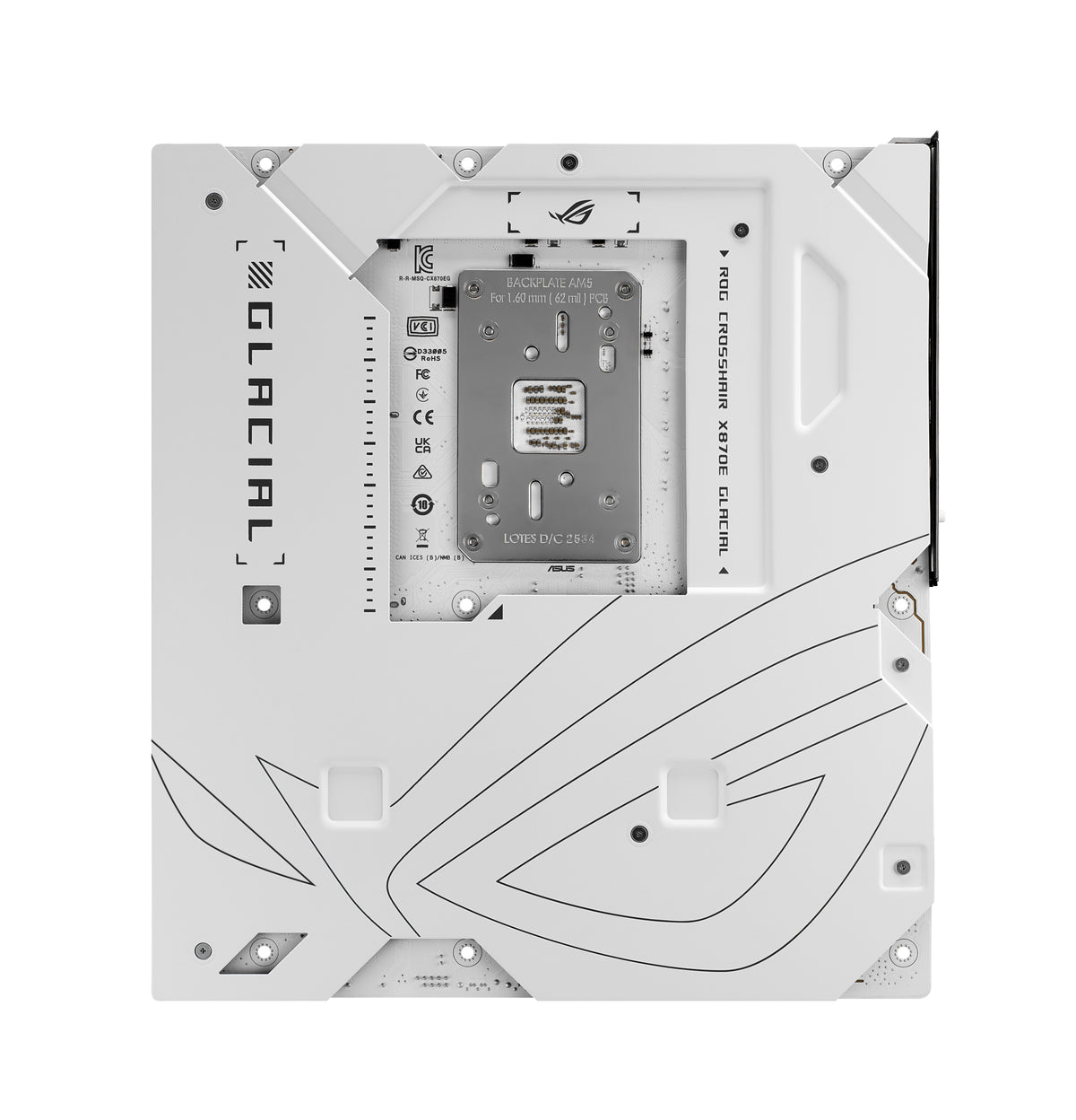 ASUS ROG CROSSHAIR X870E GLACIAL AMD X870E Sockel AM5 Erweitertes ATX