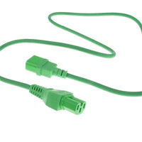 Cavo di alimentazione ACT C14 - C15 verde 1,2 m