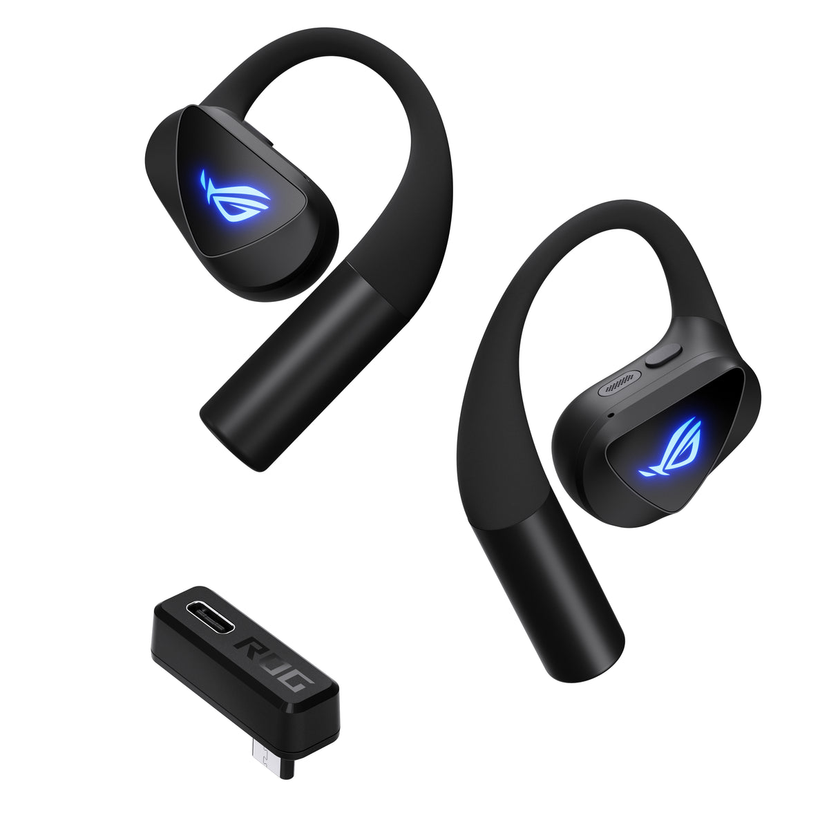 ASUS ROG Cetra Open Wireless Kopfhörer True Wireless Stereo (TWS) Ohrbügel Gaming Bluetooth Schwarz