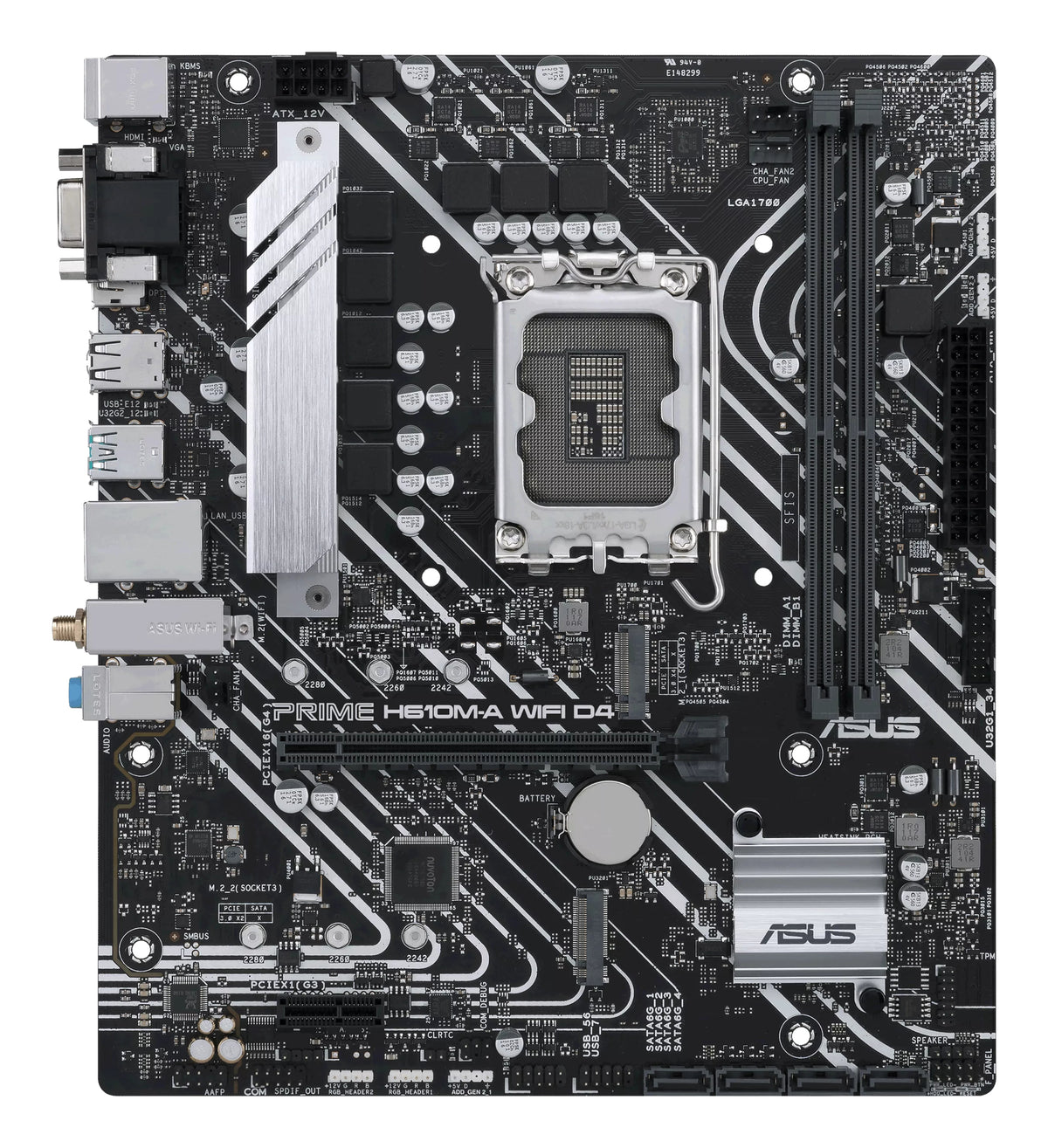 ASUS PRIME H610M-A WIFI D4 Intel H610 LGA 1700 micro ATX
