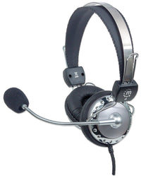 Manhattan Stereoheadset, Verstellbarer Kopfbügel und flexibles Mikrofon