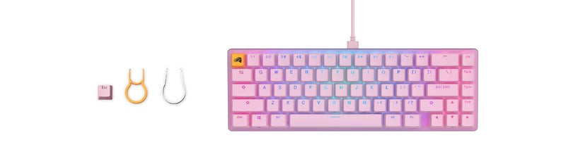 Glorious Gaming GMMK 2 Tastatur USB US International Pink