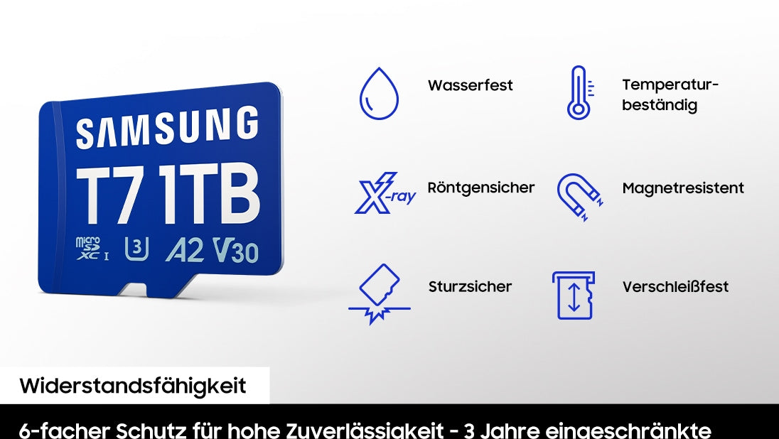 Samsung T7 microSDXC™ UHS-I Speicherkarte - 512 GB