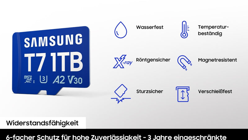 Samsung T7 microSDXC™ UHS-I Speicherkarte - 512 GB