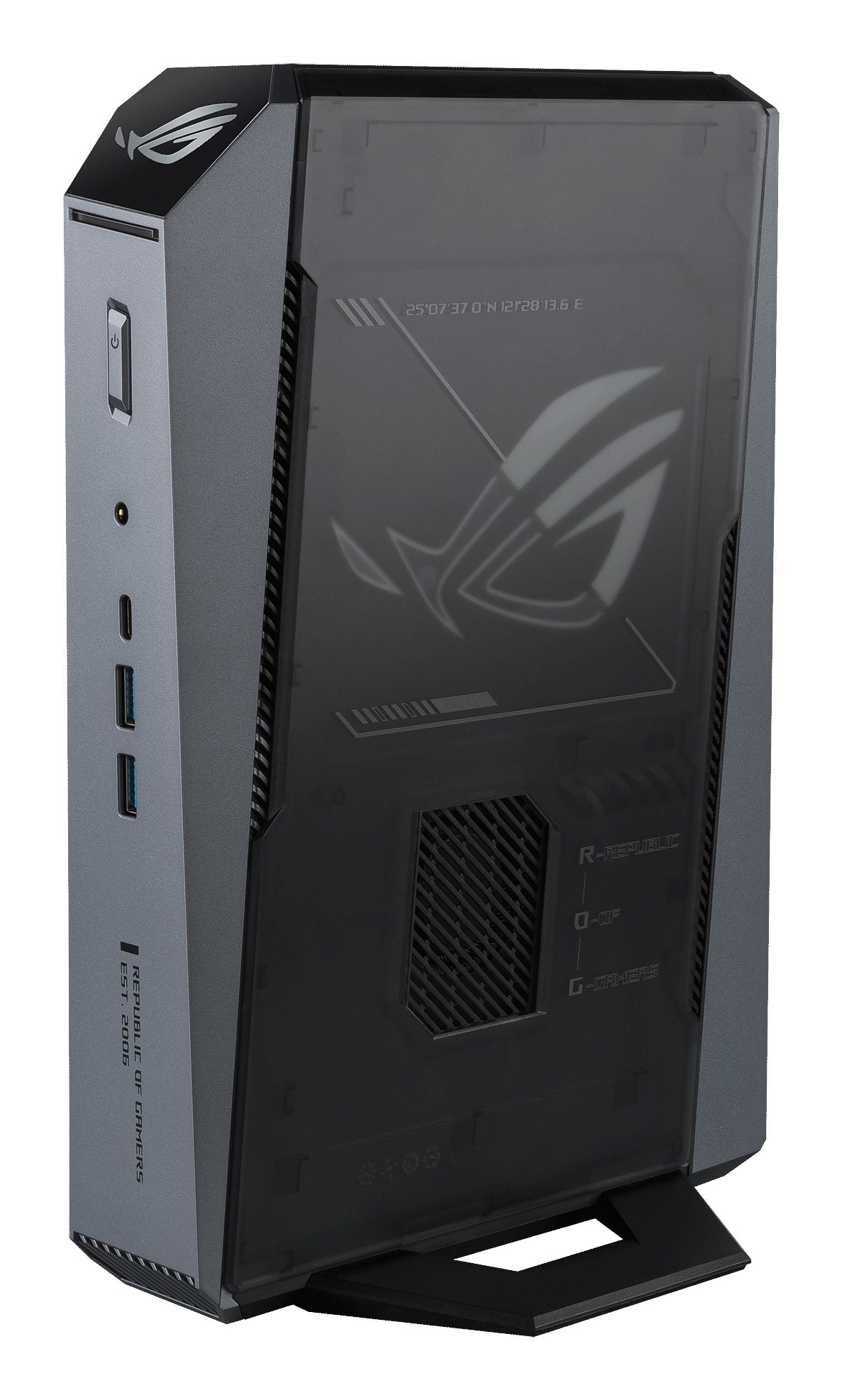 ASUS ROG GR70-N90039AN AMD Ryzen™ 9 9955HX 32 GB DDR5-SDRAM 1 TB SSD NVIDIA GeForce RTX 5070 Windows 11 Home Mini PC PC Schwarz