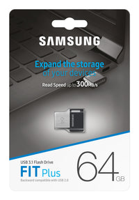 Samsung MUF-64AB USB-Stick 64 GB USB Typ-A 3.2 Gen 1 (3.1 Gen 1) Grau, Silber