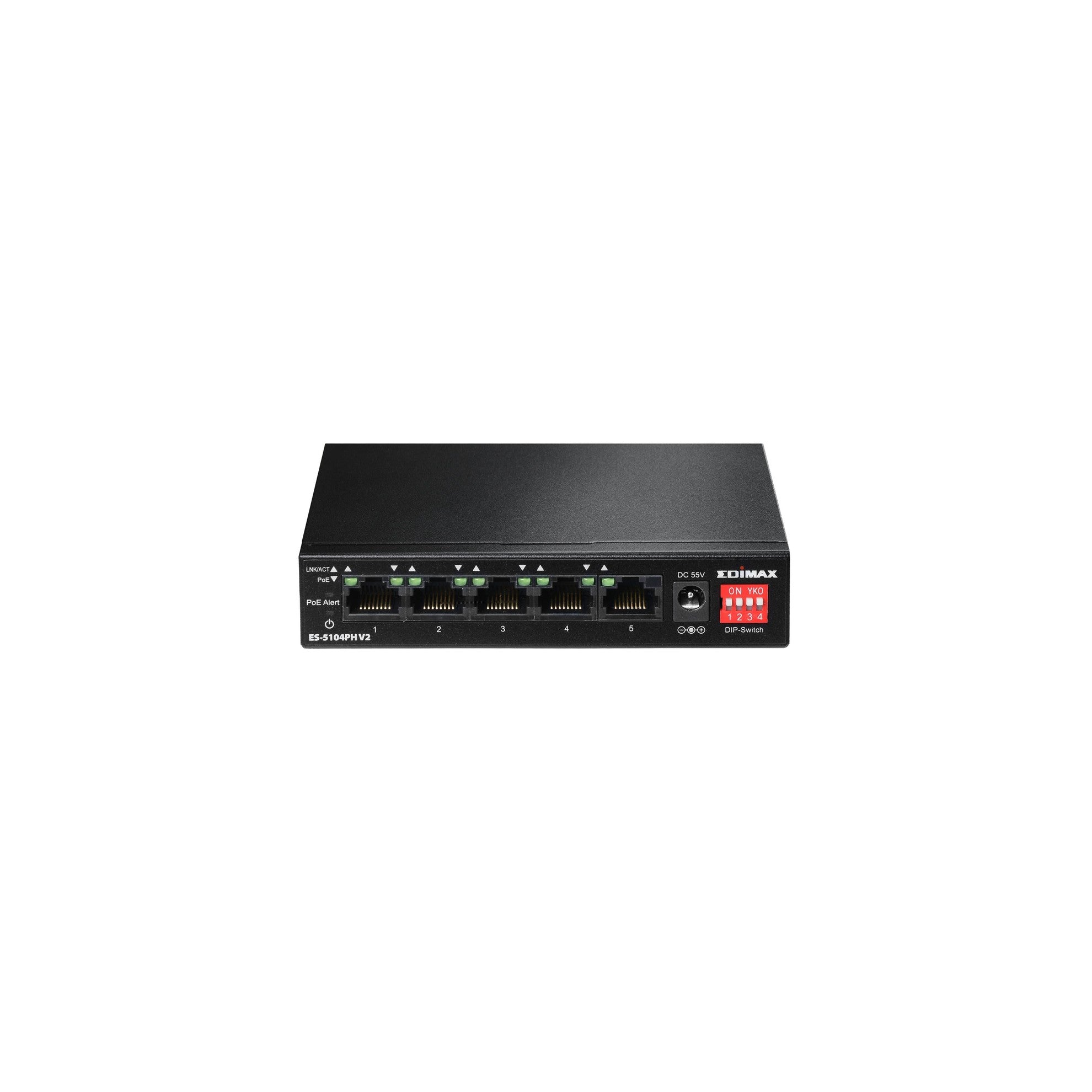 Edimax ES-5104P V2: 8Port FE PoE+  Switch