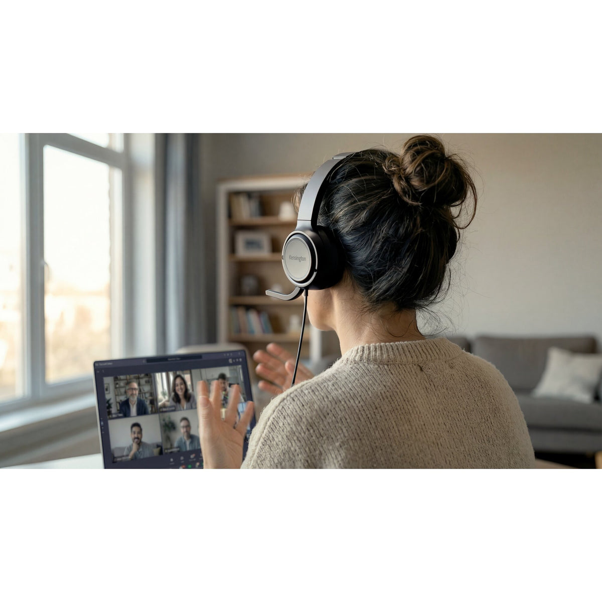 Kensington H950 EQ USB‑C/USB‑A kabelgebundenes On‑Ear‑Headset