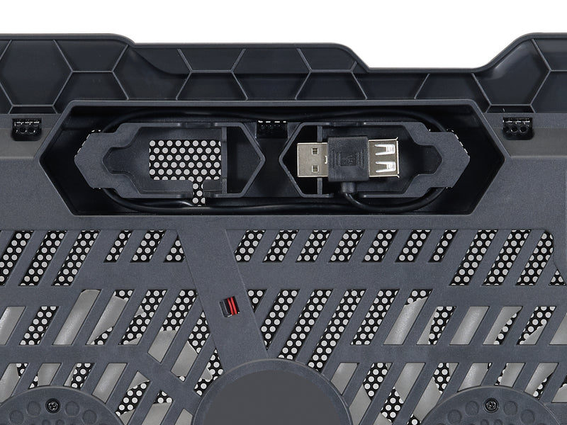 Conceptronic THANA01B Llaptop-Kühlpad 39,6 cm (15.6") Schwarz