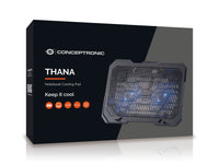 Conceptronic THANA01B Llaptop-Kühlpad 39,6 cm (15.6") Schwarz
