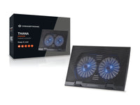 Conceptronic THANA02B Llaptop-Kühlpad 43,2 cm (17") Schwarz