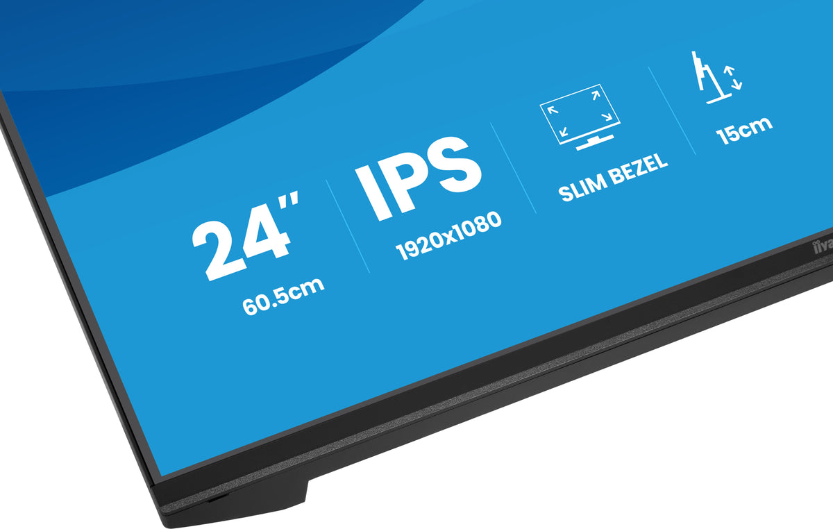 iiyama ProLite XB2491H-B1 Computerbildschirm 60,5 cm (23.8") 1920 x 1080 Pixel Full HD LCD Schwarz