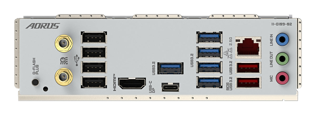 GIGABYTE B650E AORUS ELITE X AX ICE Mainboard - AMD Ryzen 9000er-Serie, 12+2+2 Phasen VRM, bis zu 8000 MHz DDR5 (OC), 1xPCIe 5.0 + 2xPCIe 4.0 M.2, 2,5 GbE LAN, WIFI 6E, USB 3.2 Gen 2