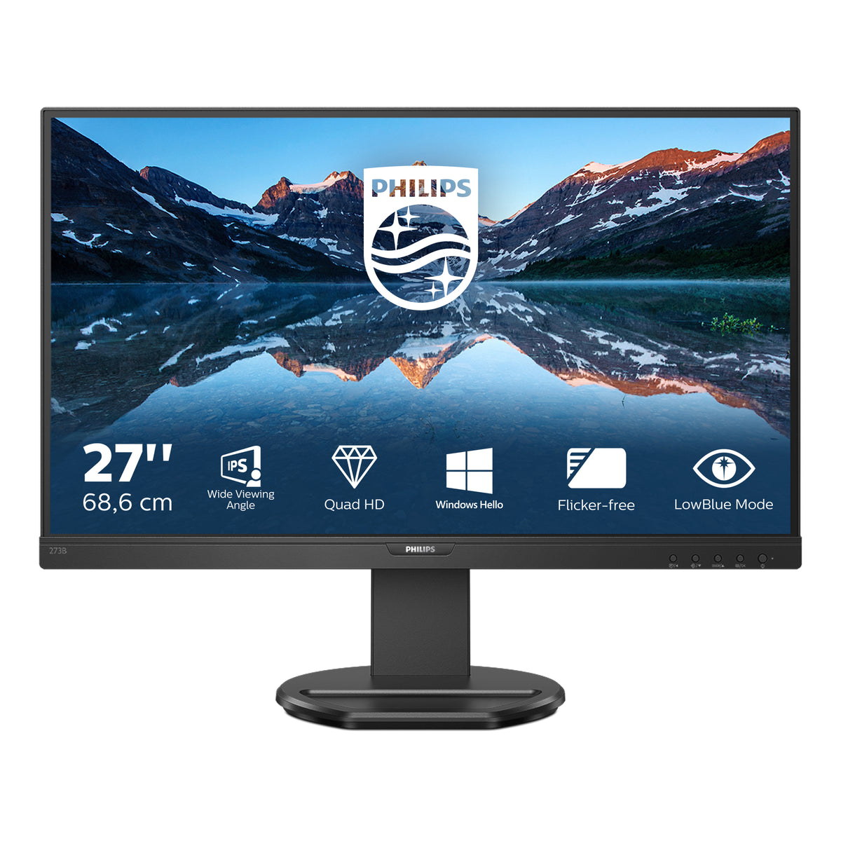 Philips B Line 276B9/00 Computerbildschirm 68,6 cm (27") 2560 x 1440 Pixel Quad HD LED Schwarz