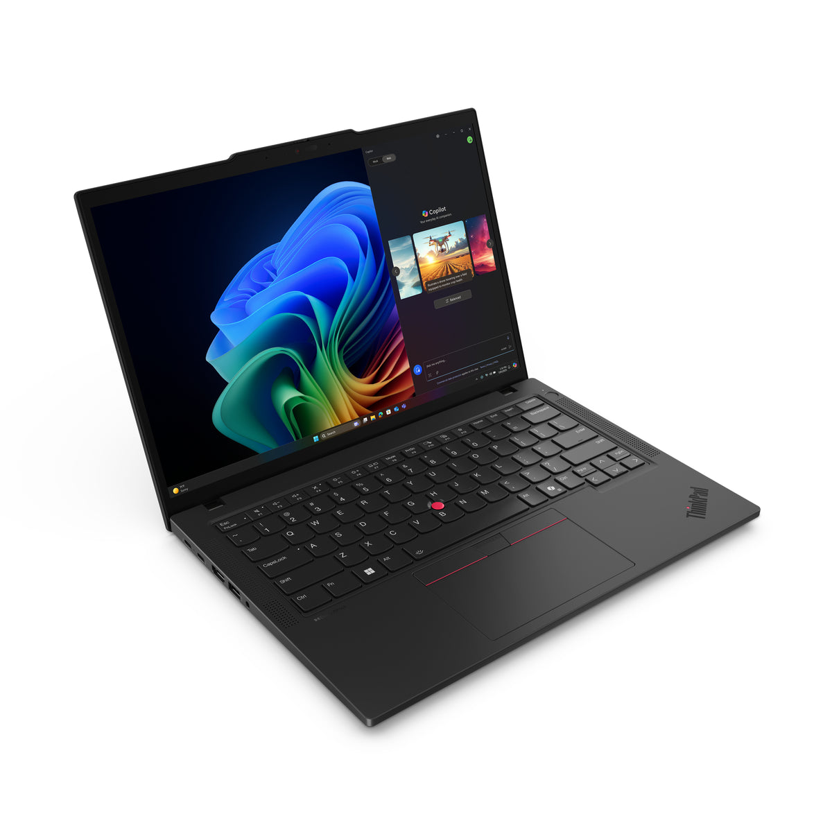 Lenovo ThinkPad T14 Gen 6 (AMD) Copilot+ PC AMD Ryzen AI 7 350 Laptop 35,6 cm (14") WUXGA 64 GB DDR5-SDRAM 1 TB SSD Wi-Fi 7 (802.11be) Windows 11 Pro Deutsch Schwarz