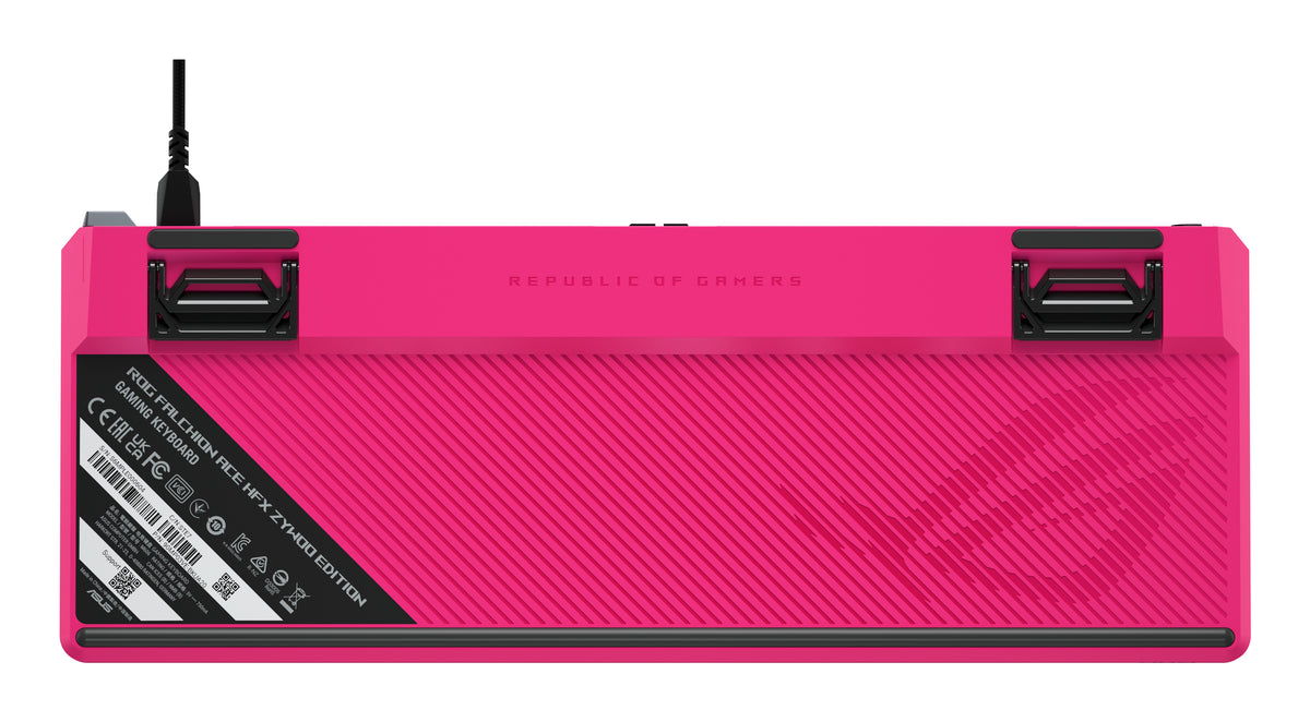 Clavier gaming ASUS ROG Falchion Ace HFX ZywOo Edition USB QWERTY US International noir