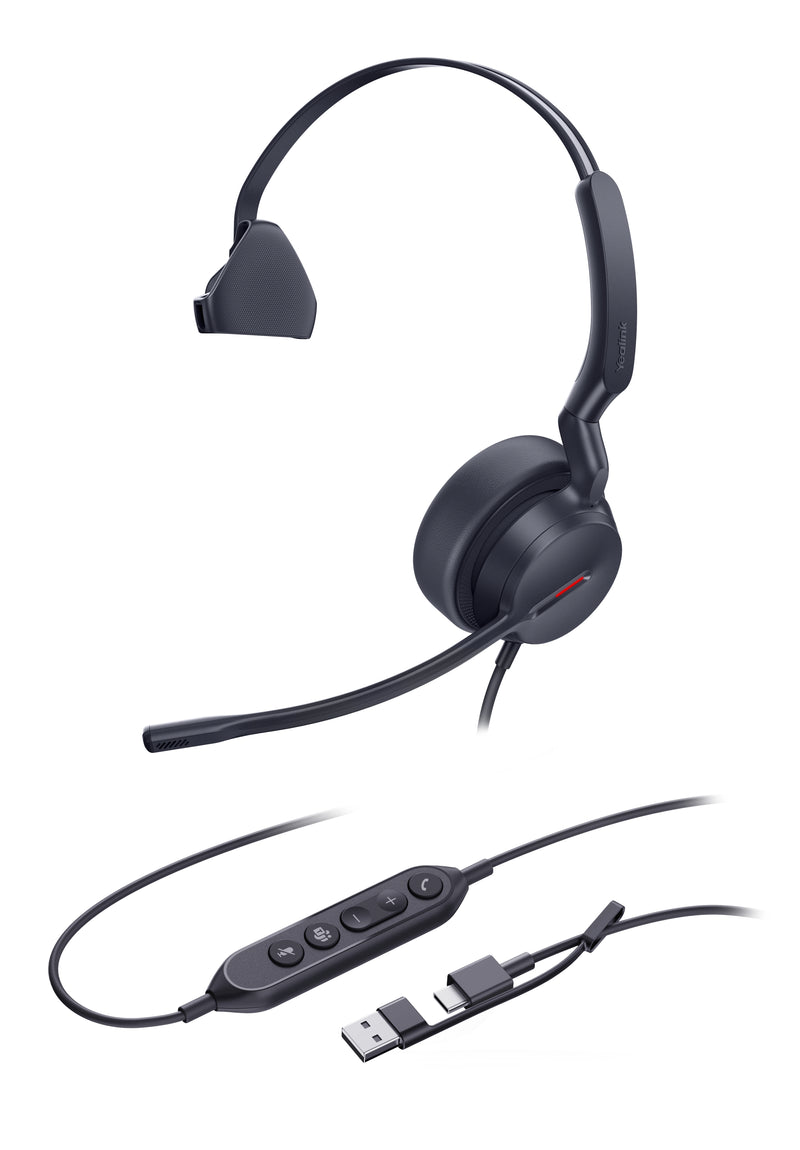 Yealink UH44 Mono Teams USB-C/A Headset