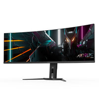 GIGABYTE Gebogener Gaming-Monitor CO49DQ OLED - 5120x1440 (DQHD), 1800R, 144Hz, 0,03ms, KVM, FreeSync Premium Pro, HDMI 2.1
