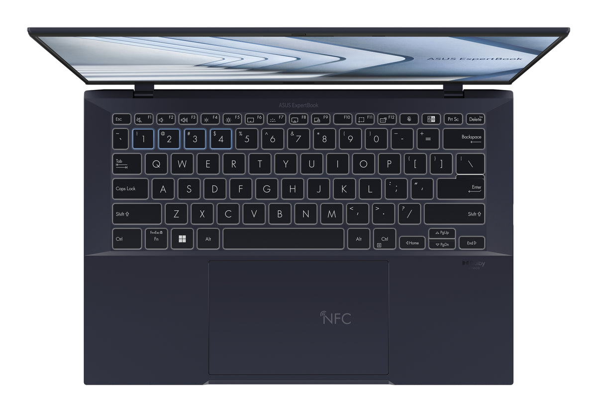 ASUS ExpertBook B9 OLED B9403CVAR-PP1650X Intel Core 7 150U Laptop 35,6 cm (14") WQXGA+ 16 GB LPDDR5x-SDRAM 512 GB SSD Wi-Fi 6E (802.11ax) Windows 11 Pro Schwarz