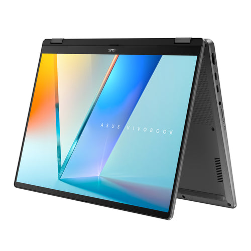 ASUS Vivobook 14 Flip TP3407AA-SG106W Copilot+ PC Intel Core Ultra 7 355 Hybrid (2-in-1) 35,6 cm (14") Touchscreen WUXGA 16 GB LPDDR5x-SDRAM 1 TB SSD Wi-Fi 7 (802.11be) Windows 11 Home Grau