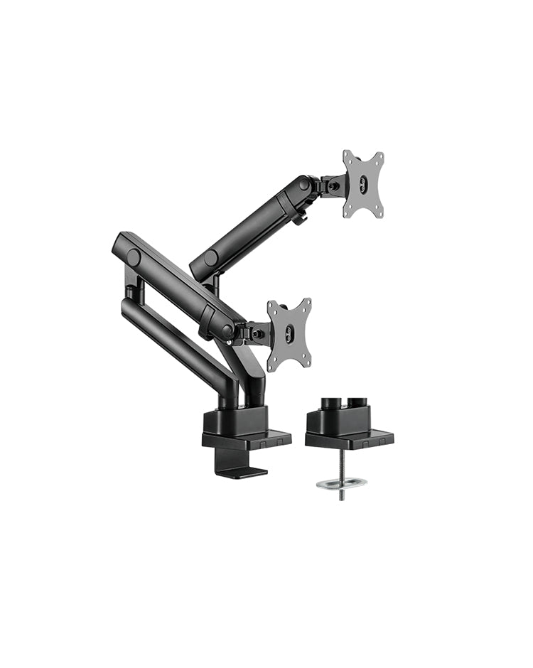 ICY BOX IB-MS314-T, Monitorständer mit Tischhalterung für zwei Monitore bis zu 32’’ (81 cm)