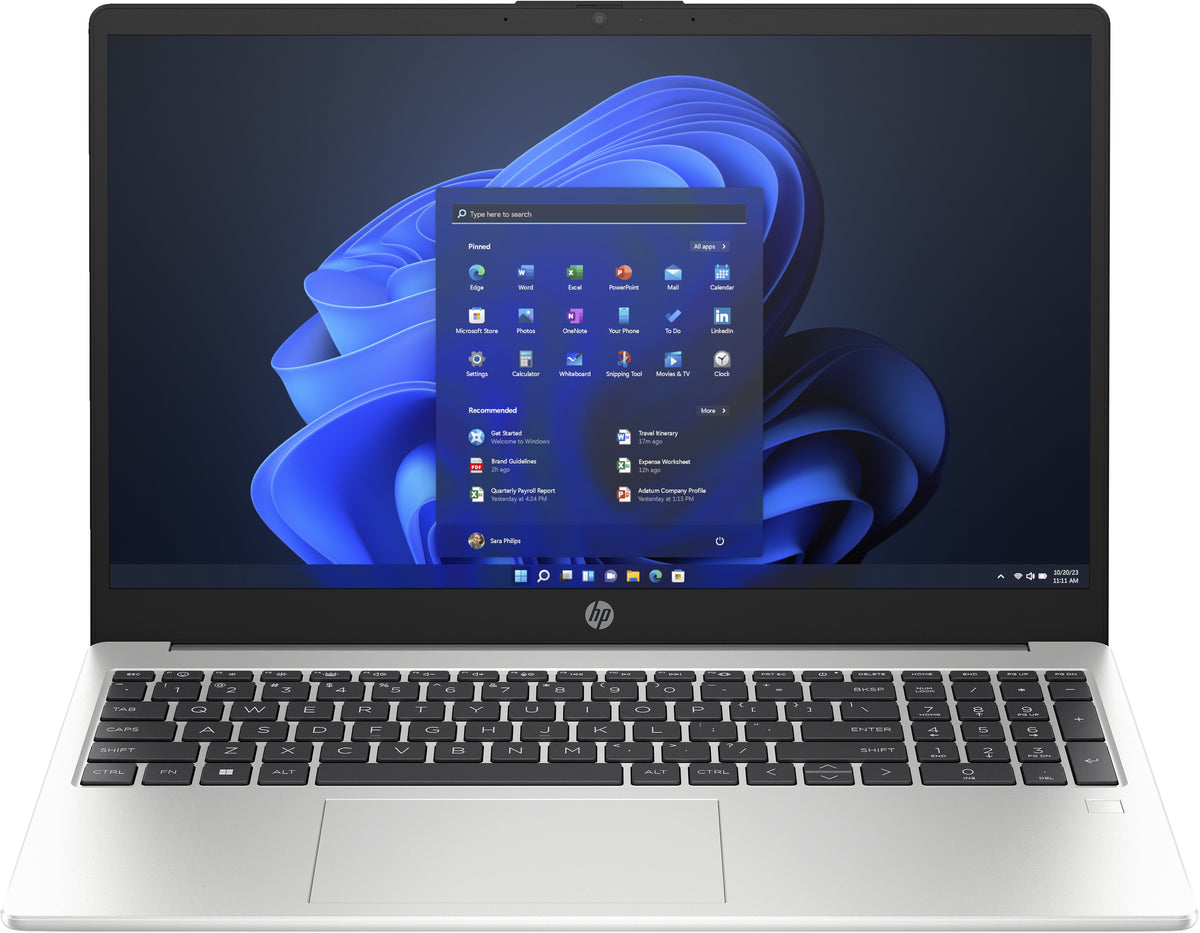 HP 250 G10 Intel® Core™ i5 i5-1334U Laptop 39.6 cm (15.6") Full HD 16 GB DDR4-SDRAM 512 GB SSD Wi-Fi 6 (802.11ax) Windows 11 Home Silver