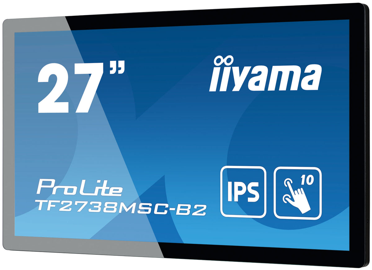 iiyama ProLite TF2738MSC-B2 Computerbildschirm 68,6 cm (27") 1920 x 1080 Pixel Full HD LED Touchscreen Multi-Nutzer Schwarz